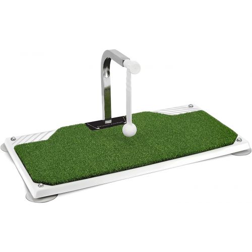  Dwelling With Pride Golf Practice Equipment - Golf Training with Irons & Clubs in Your Home Or Office - Golf Trainer with 5 Height for Golf Swing - Portable & Durable Golf Training Aids Swing