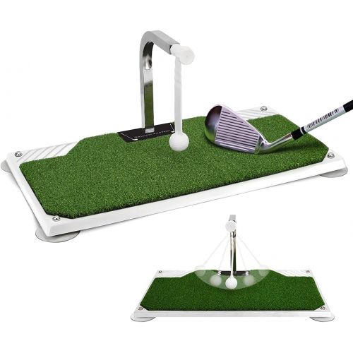  Dwelling With Pride Golf Practice Equipment - Golf Training with Irons & Clubs in Your Home Or Office - Golf Trainer with 5 Height for Golf Swing - Portable & Durable Golf Training Aids Swing