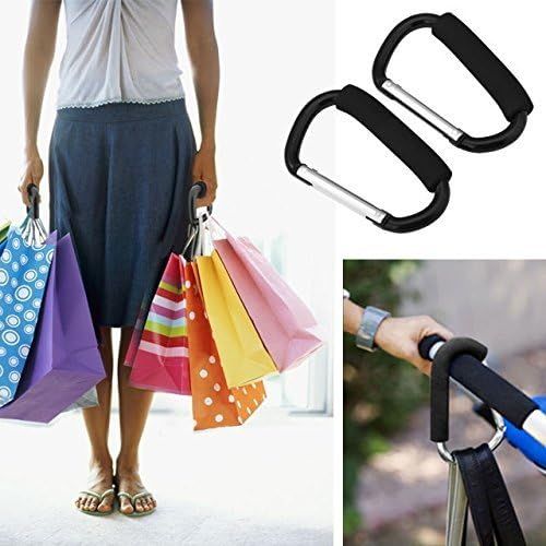  Dxg 2 Pack 13.5*8cm Grocery Bag Holder Handle Carrier Tool Grip Your Tote, Shopping and Plastic Bags with Packing Box