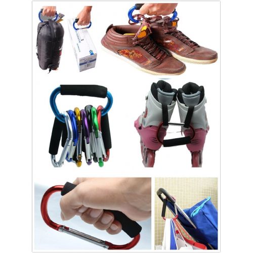  Dxg 2 Pack 13.5*8cm Grocery Bag Holder Handle Carrier Tool Grip Your Tote, Shopping and Plastic Bags with Packing Box
