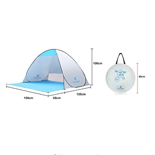  Dylisy dylisy Automatisches Camping-Zeltschiff vom Ru-Strandzelt 2 Personen-Zelt Sofort aufklappbare Anti-Uv-Markisenzelte im Freien Sunshelter