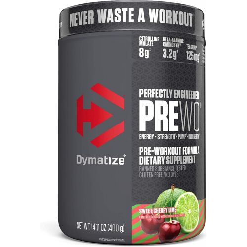  Dymatize Pre Workout Supplement, Chilled Fruit Fusion, 400 Gram