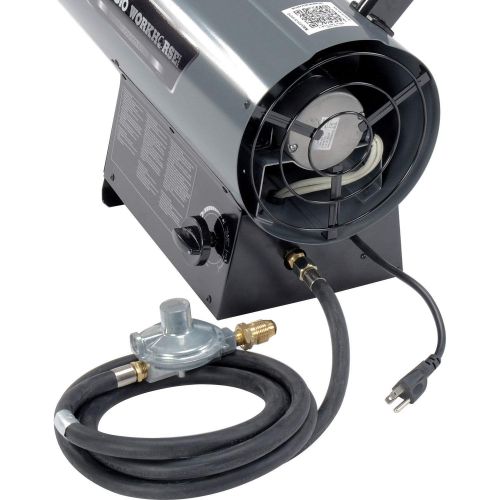  Dyna-Glo Workhorse LPFA125WH, 70K - 125K BTU LP Forced Air Heater