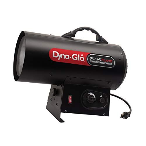  Dyna-Glo 60,000-BTU Quiet Portable Propane Forced Air Heater, Black