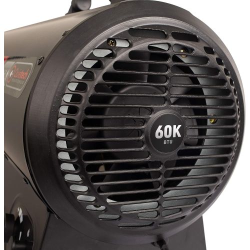  Dyna-Glo 60,000-BTU Quiet Portable Propane Forced Air Heater, Black