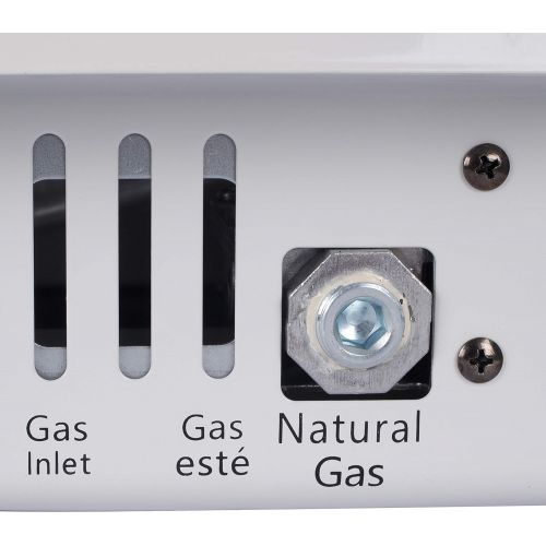  Dyna-Glo BFSS20NGT-2N 20,000 BTU Natural Gas Blue Flame Thermostatic Vent Free Wall Heater, White