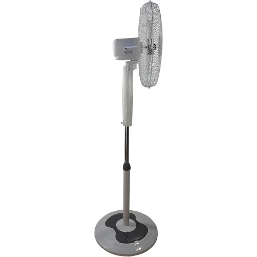  DYNASUN Design Ventilator Standventilator mit Fernbedienung RD40BC Weiss LED 50W mit Timer