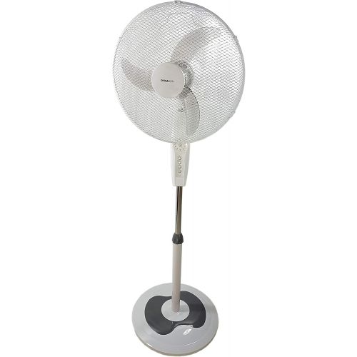  DYNASUN Design Ventilator Standventilator mit Fernbedienung RD40BC Weiss LED 50W mit Timer