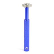 Dynacraft Golf Club Groove Sharpener Tool Blue with 6 Cutter Stainless Steel Head - Improved Backspin and Ball Control