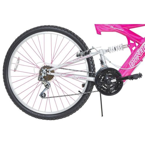 다이나크래프트 Dynacraft Womens 26 21 Speed Air Blast Bike, 17.5/One Size, Pink/White