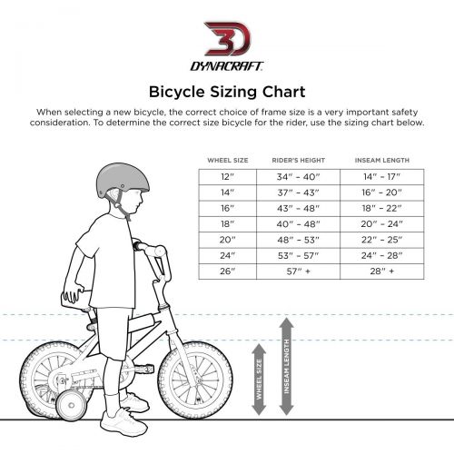 다이나크래프트 Dynacraft Slick Rock Trails 26 Bike, 26/One Size