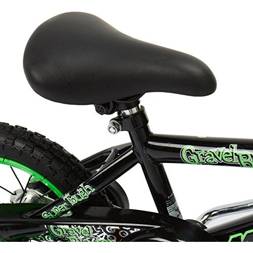 다이나크래프트 Dynacraft Magna Gravel Blaster Boys BMX StreetDirt Bike 12, BlackGreen