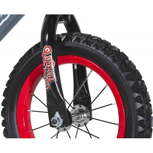 다이나크래프트 Dynacraft Magna Kids Bike Boys 12 Inch Wheels with Training Wheels in Red, Blue and Green for Ages 2 Years and Up