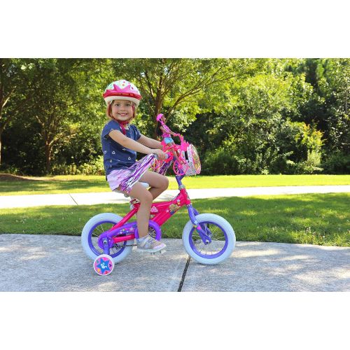 다이나크래프트 Dynacraft Barbie Kids Bike Girls 12 Inch with Training Wheels
