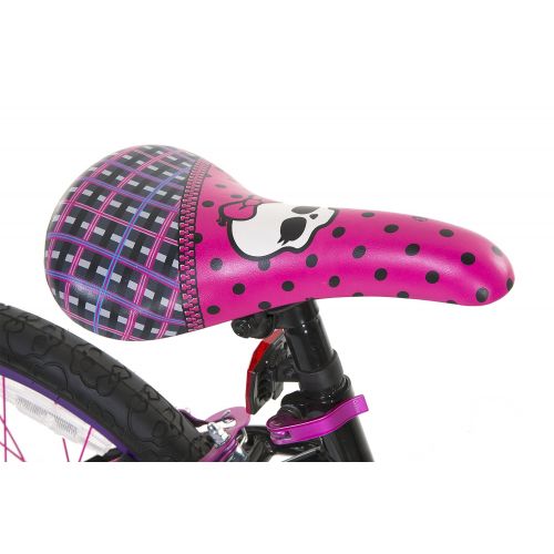 다이나크래프트 Dynacraft Girls 20-Inch Monster High Bike, Black/Pink