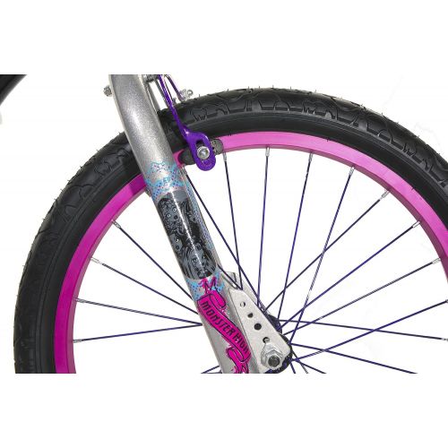 다이나크래프트 Dynacraft Girls 20-Inch Monster High Bike, Black/Pink