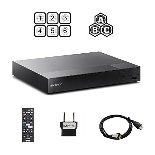  [아마존베스트]Sony BDP-S1700 Multi Region Blu-ray DVD, Region Free Player 110-240 volts, HDMI Cable & Dynastar Plug Adapter Package Smart / Region Free