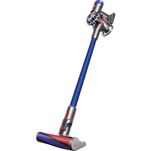 다이슨 Dyson - V7 Fluffy Hardwood Cord-Free Stick Vacuum - Iron/Blue