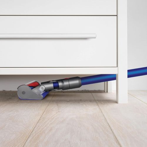 다이슨 Dyson - V7 Fluffy Hardwood Cord-Free Stick Vacuum - Iron/Blue