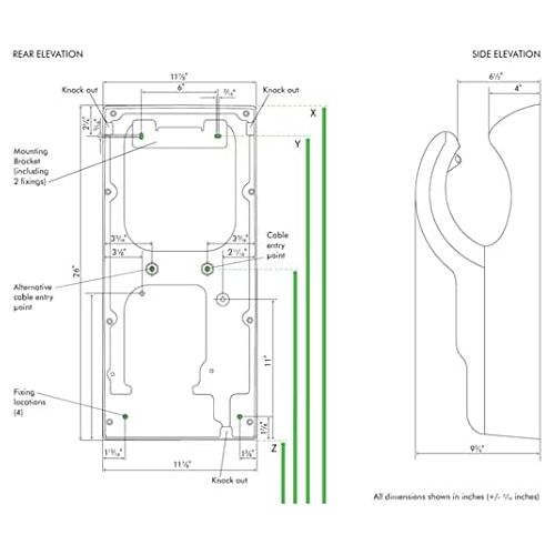 다이슨 Dyson Airblade DB AB14 Automatic Hand Dryer, ABS Grey