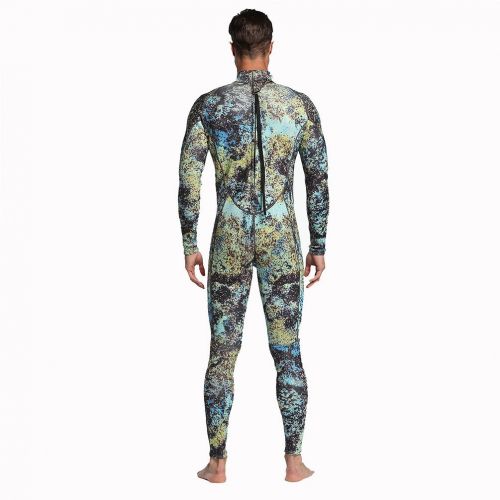  Dyung Tec Wetsuits Mens 3MM Camo Neoprene Scuba Diving Unisex One Piece Sport Skin Spearfishing Full Suit