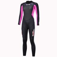 Dyung Tec Wetsuits 3mm Neoprene Full Body Suit Skins for Spearfishing Scuba Diving Surfing Swimming in Womens