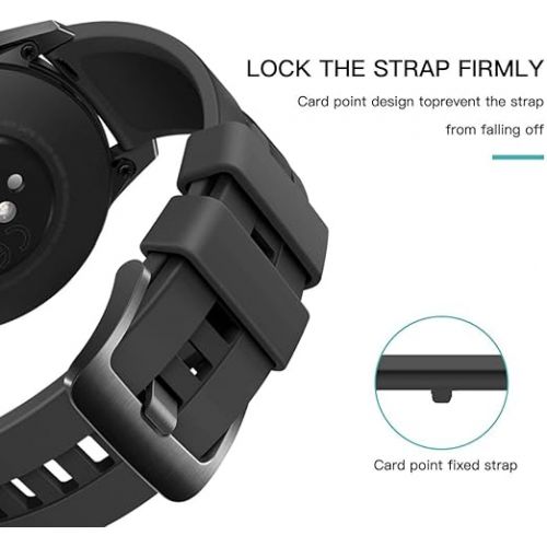  Replacement Fastener Rings Intended for Garmin Forerunner 220 235 230 35 745 620 630 735XT Bands Connector Keepers Secure Holders Loop for Approach S20 S60 S10 S5 S6/Vivoavtive 4/Instinct Smartwatch