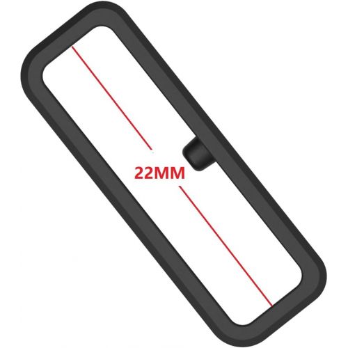  [아마존베스트]E ECSEM Replacement Secure Rings Compatible with Garmin Forerunner 220 235 230 620 630 735XT Bands(Pack of 11) Silicone Connector Keepers Fastener Ring Holders Loop for Approach S20 S5 S6