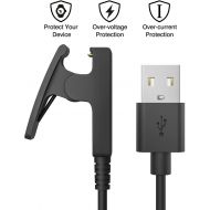 E ECSEM Charging Clip Compatible with Garmin Approach S20/G10 GPS Golf Watch and Forerunner 230 235 630 35 35J 645 735xt GPS Running Watch, USB Data Sync Charge Cradle Dock Charger Clip Ch