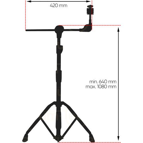  E F NOTE EFD-CS5 Cymbal Boom Stand