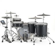 E F NOTE 7X Acoustic Designed Electronic Drum Set (Black Oakish)