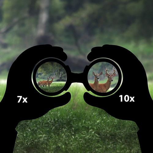  [아마존베스트]E Tronic Edge Binoculars for Adults: Best Small Compact Powerful Vision Prism Binocular Tactical Hunting Gear. Bird Watching Field Glasses Gift Ideas Men Boys Dad Gifts Him Kids Women. Harness S