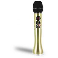 E Tronic Edge Bluetooth Karaoke Microphone: Wireless Handheld Machine For Kids With Speaker Player System. Best Portable Multipurpose Professional Vocal Mixer Mic To Sing Songs And Play Music. F