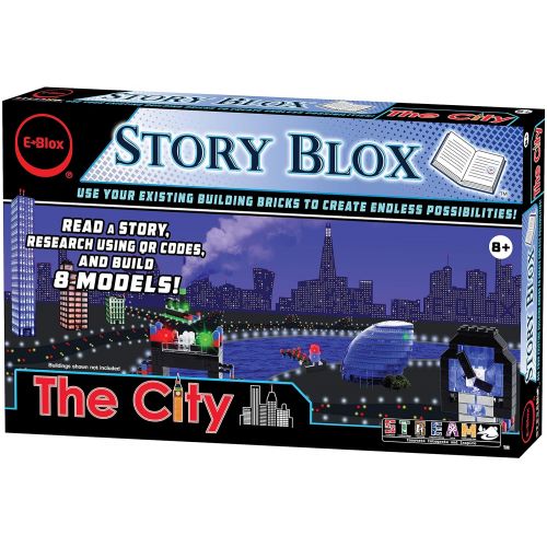  E-Blox Stories Blox Builder - The City LED Light-Up Building Blocks Stories Toy Set for Kids Ages 8+