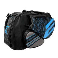 E-Force Racquetball Tournament Bag (Black with Blue Graphics)