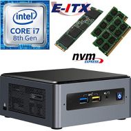 Intel NUC8I7BEH 8th Gen Core i7 System, 32GB Dual Channel DDR4, 480GB M.2 PCIe NVMe SSD, NO OS, Pre-Assembled and Tested by E-ITX