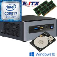 Intel NUC8I7BEH 8th Gen Core i7 System, 8GB Dual Channel DDR4, 1TB HDD, Win 10 Pro Installed & Configured by E-ITX