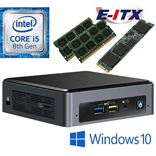  Intel NUC8I5BEK 8th Gen Core i5 System, 32GB Dual Channel DDR4, 480GB M.2 SSD, Win 10 Pro Installed & Configured E-ITX