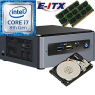 Intel NUC8I7BEH 8th Gen Core i7 System, 16GB Dual Channel DDR4, 1TB HDD, NO OS, Pre-Assembled and Tested by E-ITX