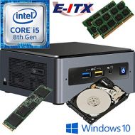 Intel NUC8I5BEH 8th Gen Core i5 System, 32GB Dual Channel DDR4, 480GB M.2 SSD, 2TB HDD, Win 10 Pro Installed & Configured by E-ITX