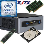 Intel NUC8I3BEH 8th Gen Core i3 System, 32GB Dual Channel DDR4, 960GB M.2 SSD, 2TB HDD, NO OS, Pre-Assembled Tested E-ITX