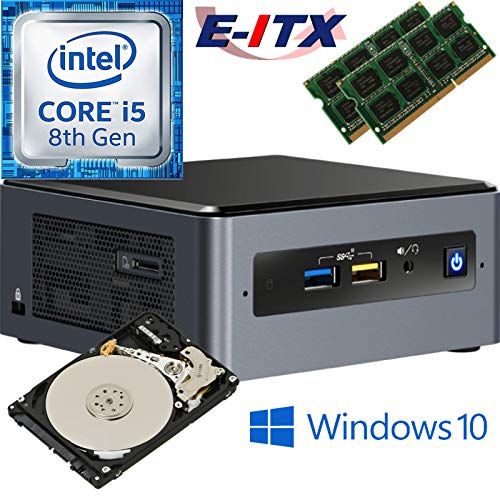  Intel NUC8I5BEH 8th Gen Core i5 System, 32GB Dual Channel DDR4, 1TB HDD, Win 10 Pro Installed & Configured E-ITX