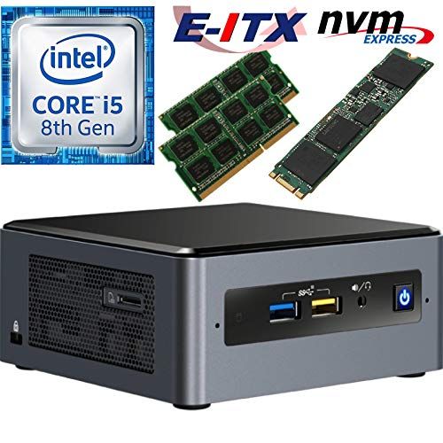  Intel NUC8I5BEH 8th Gen Core i5 System, 32GB Dual Channel DDR4, 240GB M.2 PCIe NVMe SSD, NO OS, Pre-Assembled Tested E-ITX