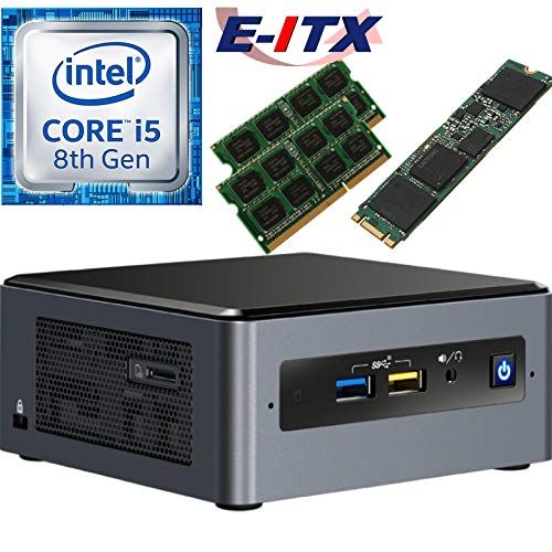  Intel NUC8I5BEH 8th Gen Core i5 System, 32GB Dual Channel DDR4, 480GB M.2 SSD, NO OS, Pre-Assembled Tested E-ITX