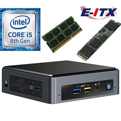  Intel NUC8I5BEK 8th Gen Core i5 System, 4GB DDR4, 480GB M.2 SSD, NO OS, Pre-Assembled and Tested by E-ITX