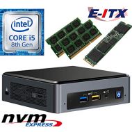 Intel NUC8I5BEK 8th Gen Core i5 System, 32GB Dual Channel DDR4, 120GB M.2 PCIe NVMe SSD, NO OS, Pre-Assembled and Tested by E-ITX