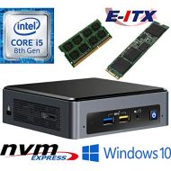 Intel NUC8I5BEK 8th Gen Core i5 System, 4GB DDR4, 240GB M.2 PCIe NVMe SSD, Win 10 Pro Installed & Configured E-ITX