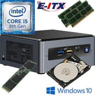 Intel NUC8I5BEH 8th Gen Core i5 System, 8GB Dual Channel DDR4, 120GB M.2 SSD, 1TB HDD, Win 10 Pro Installed & Configured E-ITX