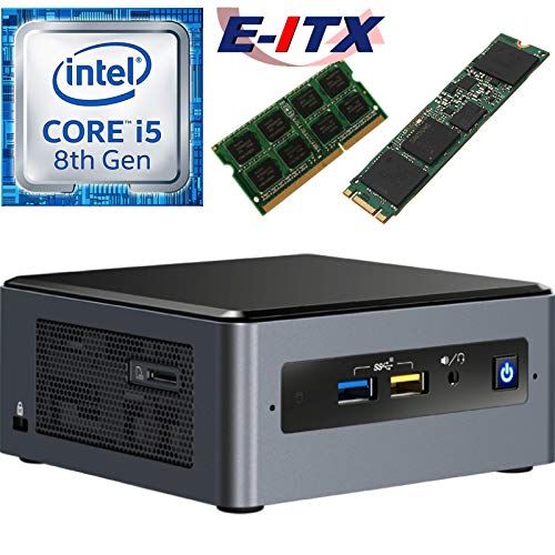  Intel NUC8I5BEH 8th Gen Core i5 System, 4GB DDR4, 480GB M.2 SSD, NO OS, Pre-Assembled Tested E-ITX