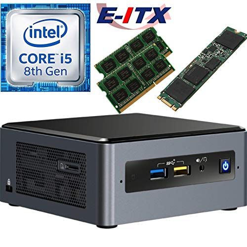  Intel NUC8I5BEH 8th Gen Core i5 System, 8GB Dual Channel DDR4, 960GB M.2 SSD, NO OS, Pre-Assembled and Tested by E-ITX